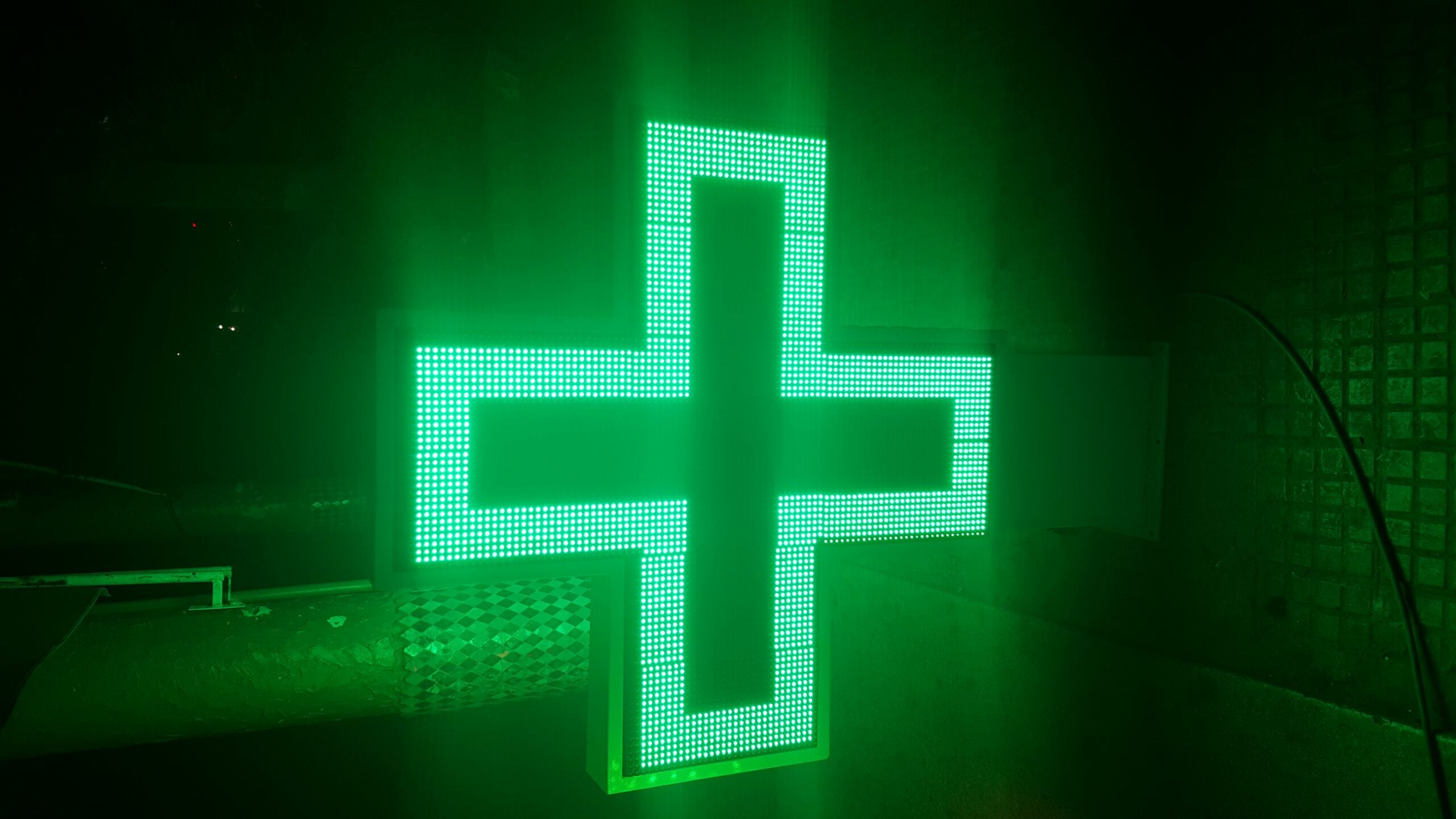 Croix de pharmacie 1m\1m